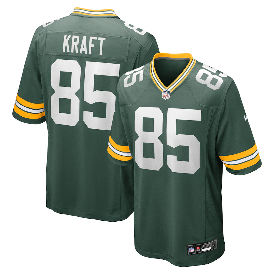 Tucker Kraft Green Bay Packers Jersey