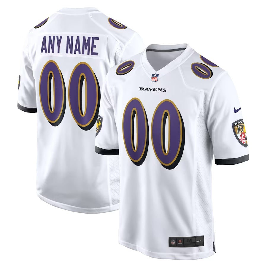 Custom Baltimore Ravens Jersey Jersey and Sneakers