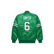 Devonta Smith Philadelphia Eagles Satin Bomber Jacket - Jersey and Sneakers