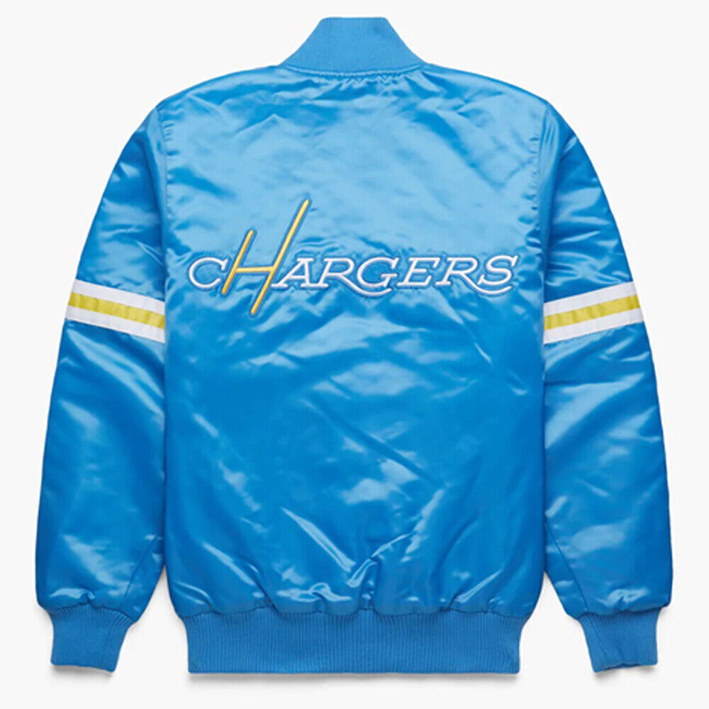 Los Angles Chargers Satin Bomber Jacket - Jersey and Sneakers