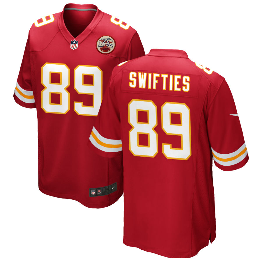 Taylor Swift "Swifties" Kansas City Chiefs Jersey - Jersey and Sneakers