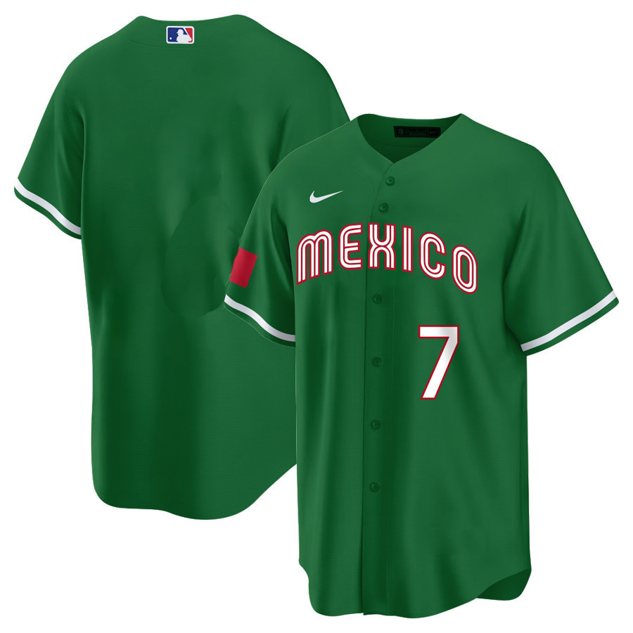 Custom Team Mexico World Baseball Classic 2023 Jersey - Jersey and Sneakers