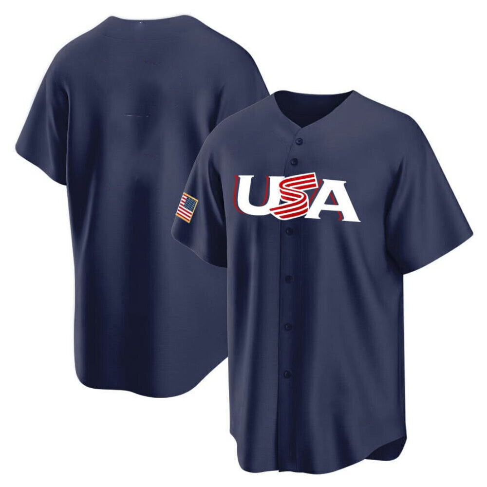 Custom Team USA World Baseball Classic 2023 Jersey - Jersey and Sneakers