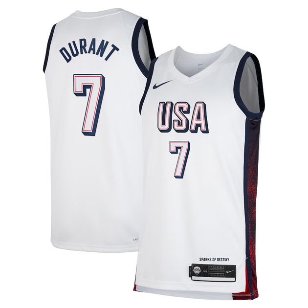 Kevin Durant Team USA 2024 Olympics Jersey