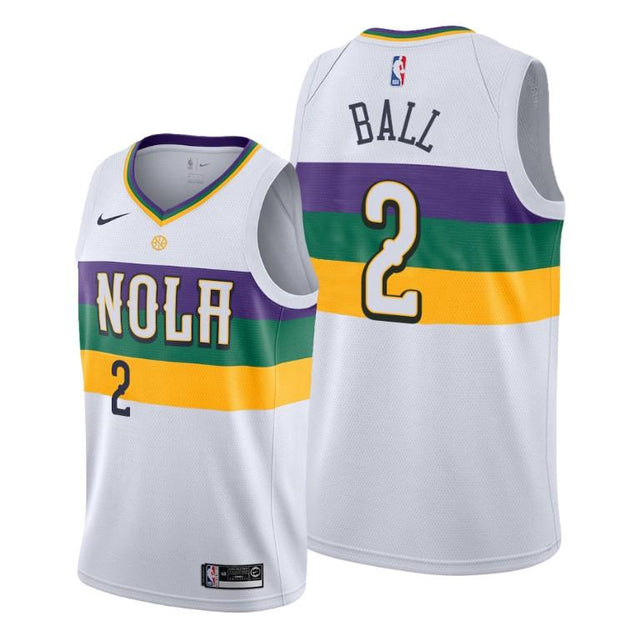 Lonzo Ball New Orleans Pelicans City Edition Jersey - Jersey and Sneakers