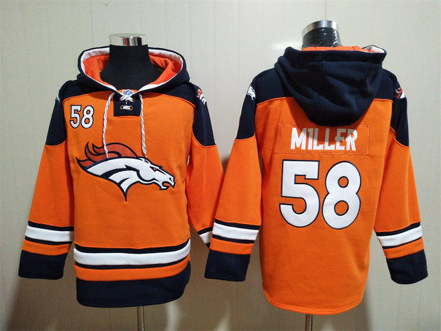 Von Miller Denver Broncos Hoodie Jersey - Jersey and Sneakers