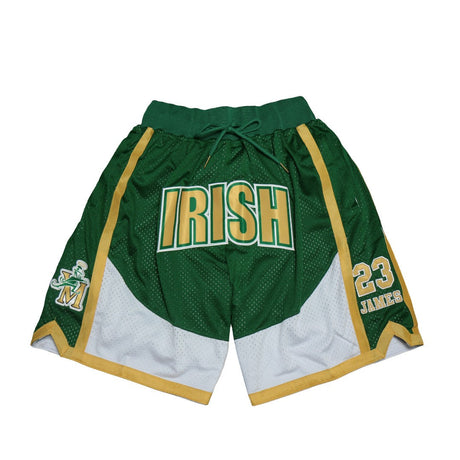 LeBron James High School Basketball Shorts - Jersey and Sneakers