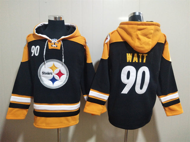 TJ Watt Pittsburgh Steelers Hoodie Jersey - Jersey and Sneakers