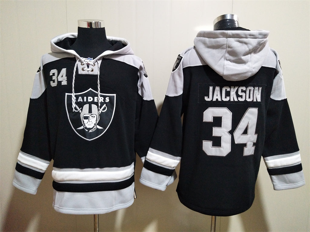 Bo Jackson Las Vegas Raiders Hoodie Jersey - Jersey and Sneakers