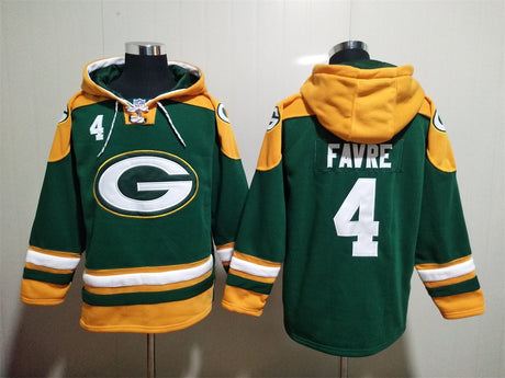 Brett Farve Green Bay Packers Hoodie Jersey - Jersey and Sneakers