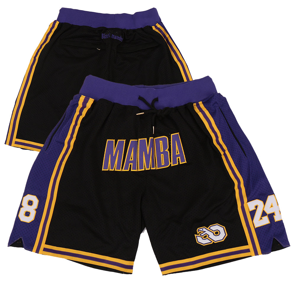 Kobe Bryant Mamba Shorts - Jersey and Sneakers