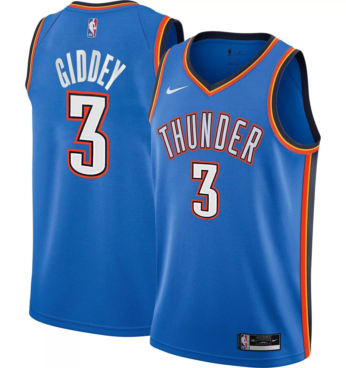 Josh Giddey Oklahoma City Thunder Jersey - Jersey and Sneakers