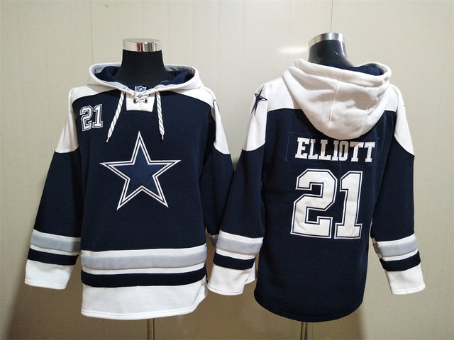 Ezekiel Elliot Dallas Cowboys Hoodie Jersey - Jersey and Sneakers