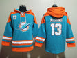 Dan Marino Miami Dolphins Hoodie Jersey - Jersey and Sneakers