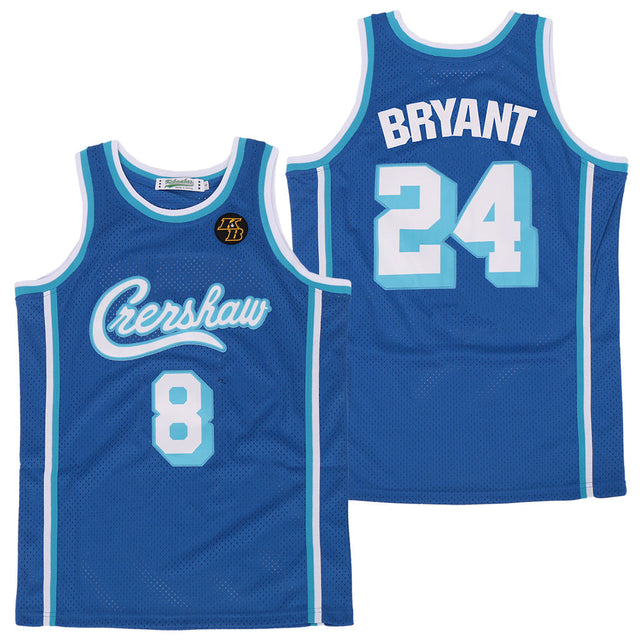 Kobe Bryant Crenshaw 8 X 24 Basketball Jersey - Jersey and Sneakers