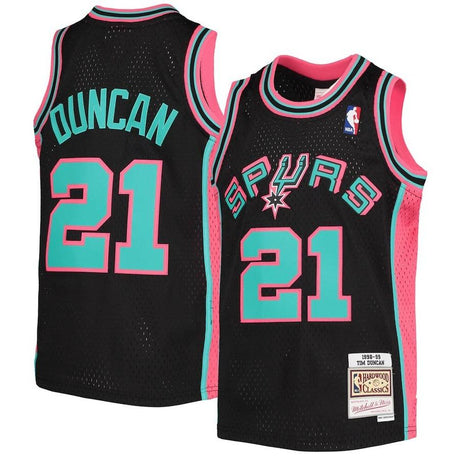 Tim Duncan San Antonio Spurs Throwback Jersey - Jersey and Sneakers