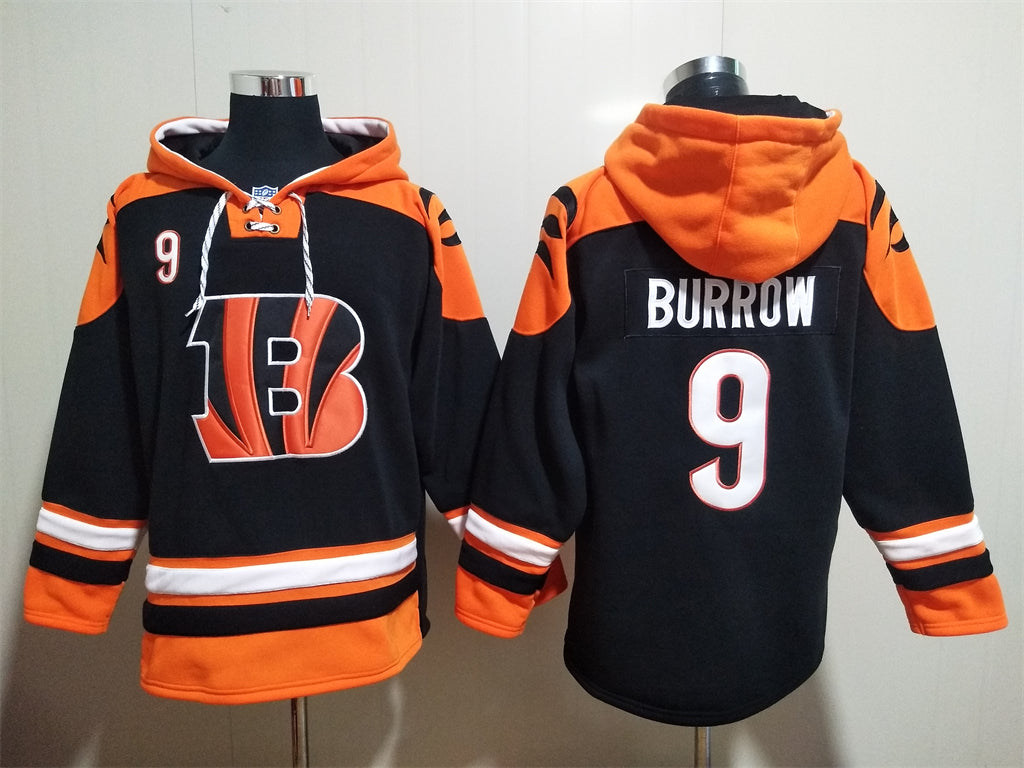 Joe Burrow Cincinnati Bengals Hoodie Jersey - Jersey and Sneakers