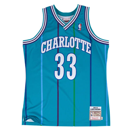Alonzo Mourning Charlotte Hornets Jersey - Jersey and Sneakers