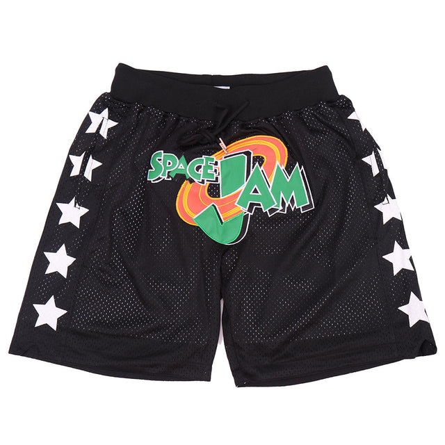 Space Jam Basketball Shorts - Jersey and Sneakers