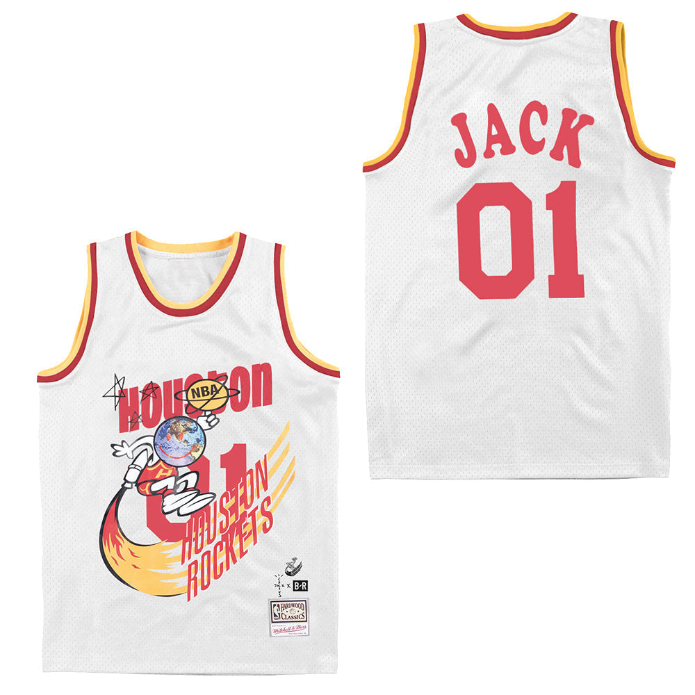 Travis Scott Cactus Jack Houston Rockets Jersey - Jersey and Sneakers