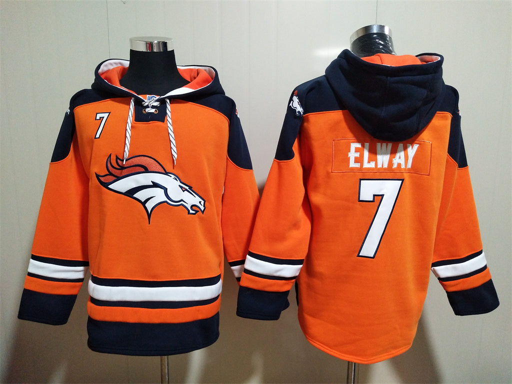 John Elway Denver Broncos Hoodie Jersey - Jersey and Sneakers