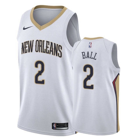 Lonzo Ball New Orleans Pelicans White Jersey - Jersey and Sneakers