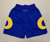 Los Angeles Rams Football Shorts - Jersey and Sneakers