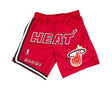 Miami Heat Classic Shorts (Red) - Jersey and Sneakers