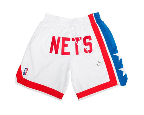 Brooklyn Nets Basketball Shorts (White) - Jersey and Sneakers