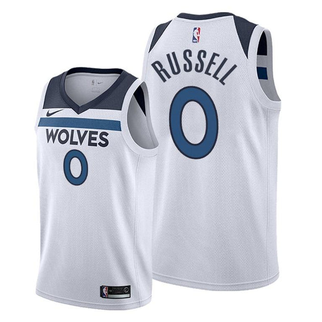 D'Angelo Russell Minnesota Timberwolves Jersey - Jersey and Sneakers