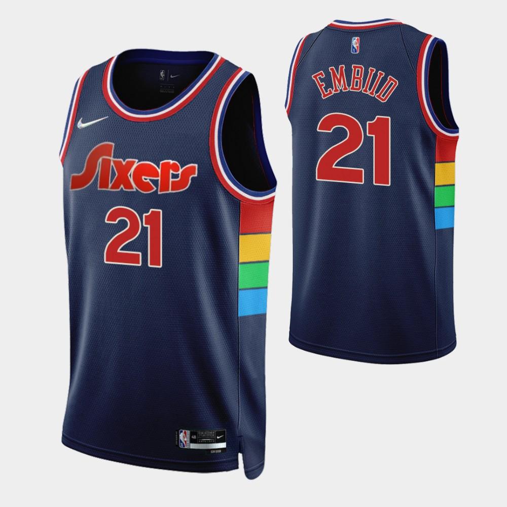 Joel Embiid Philadelphia 76ers 2021-22 City Edition Jersey - Jersey and Sneakers