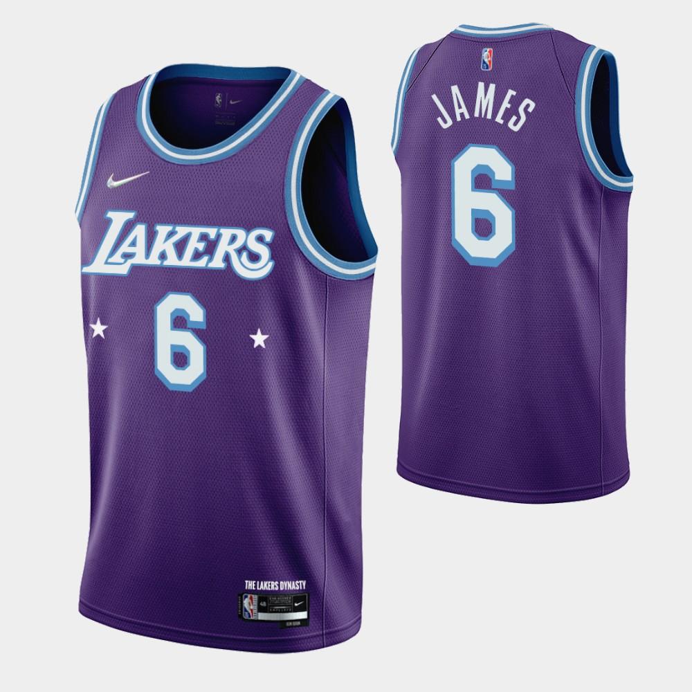 LeBron James Los Angeles Lakers 2021-22 City Edition Jersey - Jersey and Sneakers