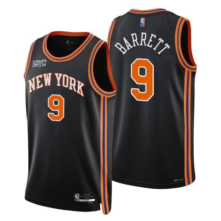 RJ Barrett New York Knicks 2021-22 City Edition Jersey - Jersey and Sneakers