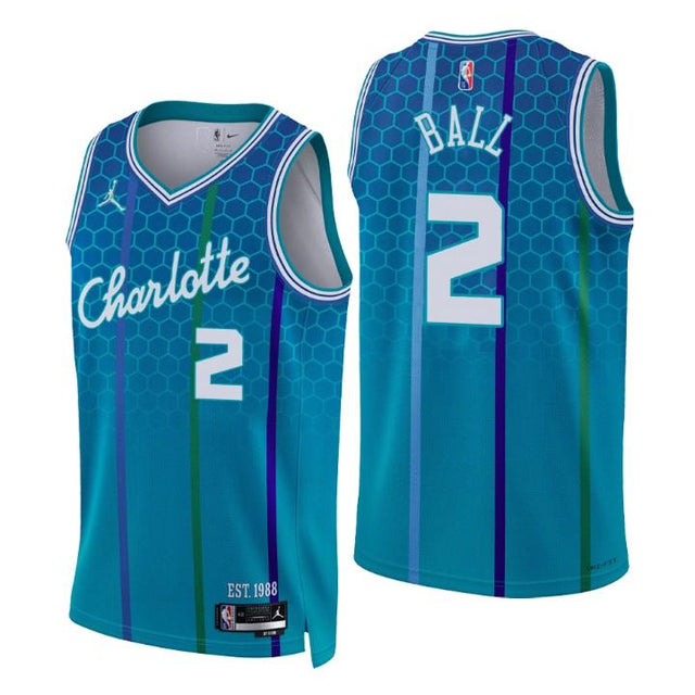 LaMelo Ball Charlotte Hornets 2021-22 City Edition Jersey - Jersey and Sneakers