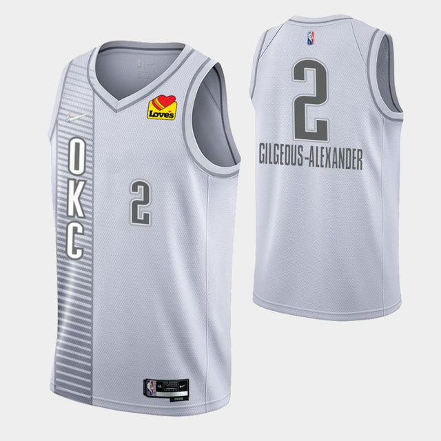 Shai Gilgeous-Alexander Oklahoma City Thunder 2021-22 City Edition Jersey - Jersey and Sneakers