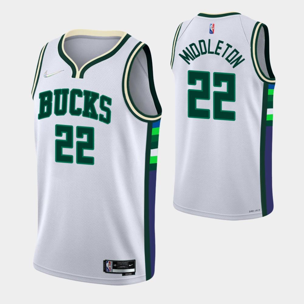 Khris Middleton Milwaukee Bucks 2021-22 City Edition Jersey - Jersey and Sneakers