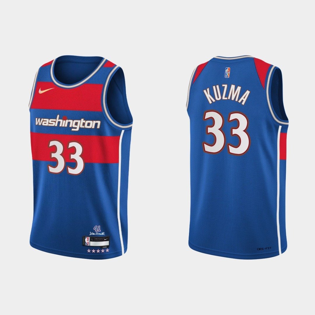 Kyle Kuzma Washington Wizards 2021-22 City Edition Jersey - Jersey and Sneakers