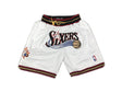 Philadelphia 76ers Basketball Shorts - Jersey and Sneakers