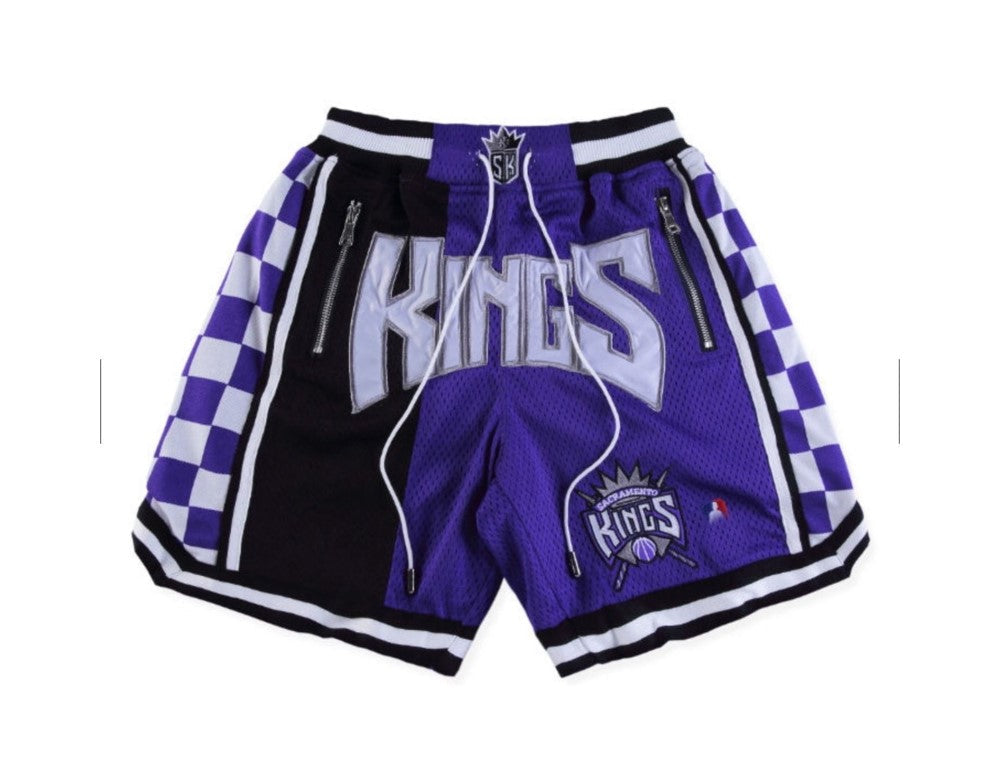 Sacramento Kings Basketball Shorts (Purple) - Jersey and Sneakers