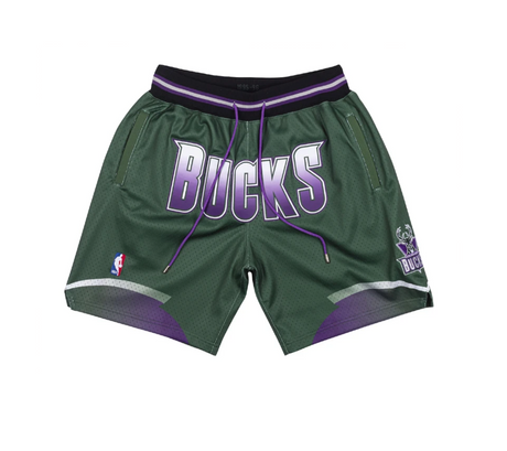 Milwaukee Bucks Basketball Shorts - Jersey and Sneakers