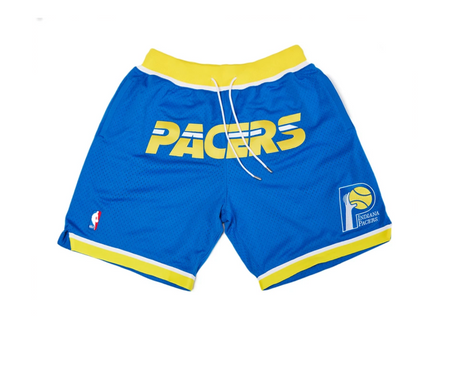 Indiana Pacers Basketball Shorts - Jersey and Sneakers