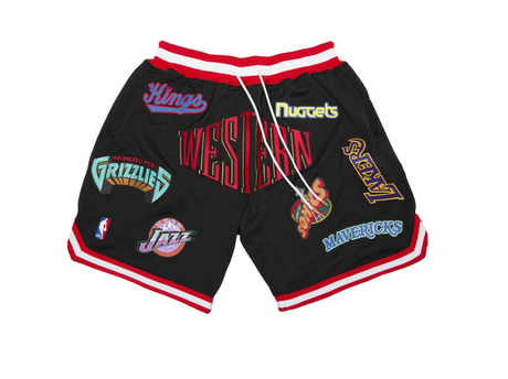 Western Conference Basketball Shorts - Jersey and Sneakers