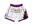 Toronto Raptors Basketball Shorts (White) - Jersey and Sneakers