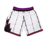 Toronto Raptors Basketball Shorts (White) - Jersey and Sneakers