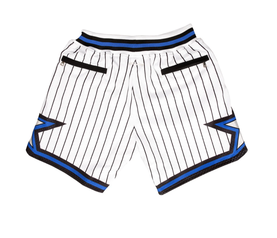 Orlando Magic Basketball Shorts (White) - Jersey and Sneakers