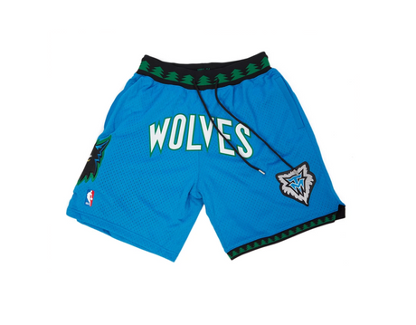 Minnesota Timberwolves Basketball Shorts - Jersey and Sneakers