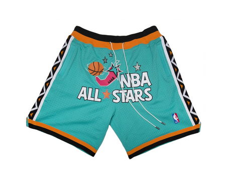 1996 All-Stars East Shorts - Jersey and Sneakers