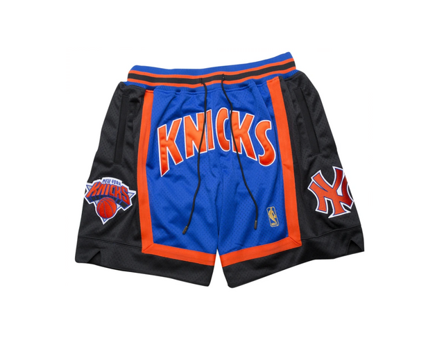 New York 'Knicks & Yankees' Basketball Shorts (Black) - Jersey and Sneakers