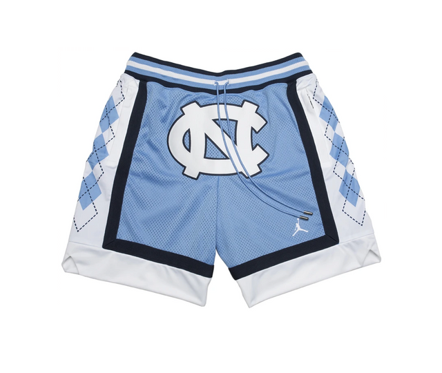 University of North Carolina Basketball Shorts (UNC) - Jersey and Sneakers