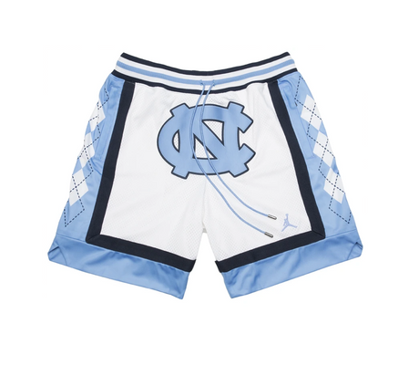 University of North Carolina Basketball Shorts (UNC) - Jersey and Sneakers